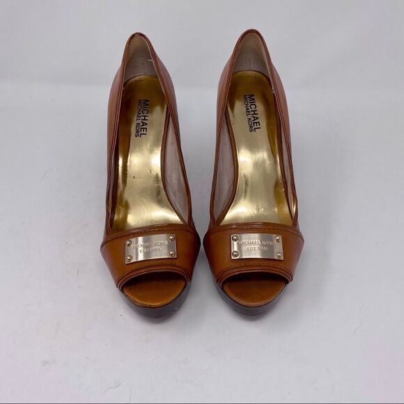 Michael Michael Kors - Peep Toe Heels (8.5) - Picture 2 of 16